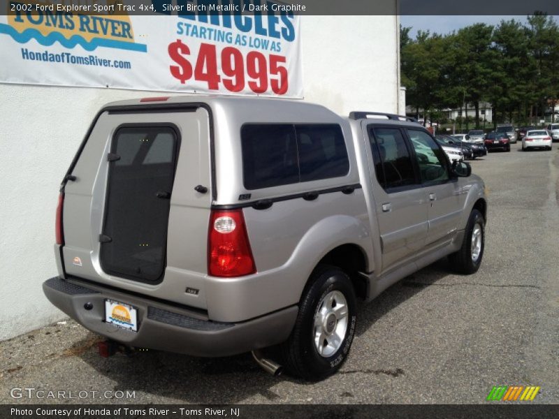 Silver Birch Metallic / Dark Graphite 2002 Ford Explorer Sport Trac 4x4