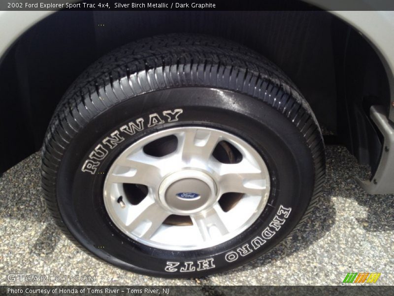 Silver Birch Metallic / Dark Graphite 2002 Ford Explorer Sport Trac 4x4