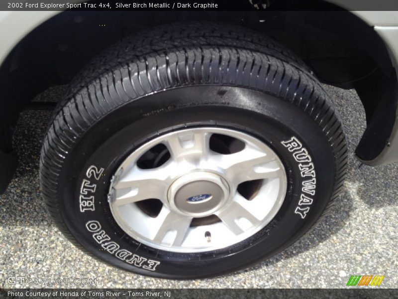 Silver Birch Metallic / Dark Graphite 2002 Ford Explorer Sport Trac 4x4