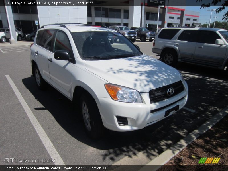 Super White / Sand Beige 2011 Toyota RAV4 I4 4WD