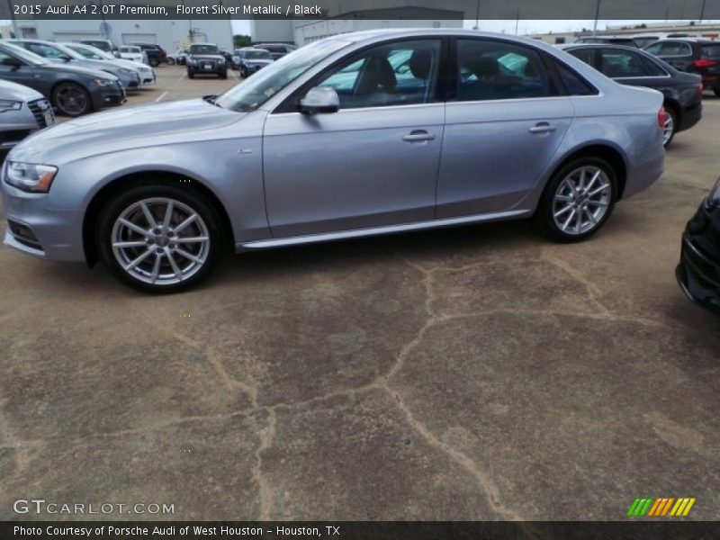 Florett Silver Metallic / Black 2015 Audi A4 2.0T Premium