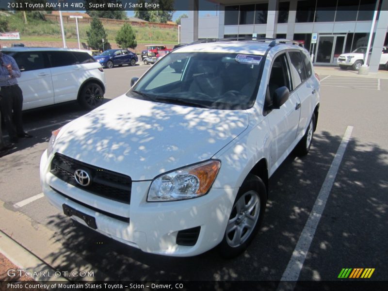 Super White / Sand Beige 2011 Toyota RAV4 I4 4WD