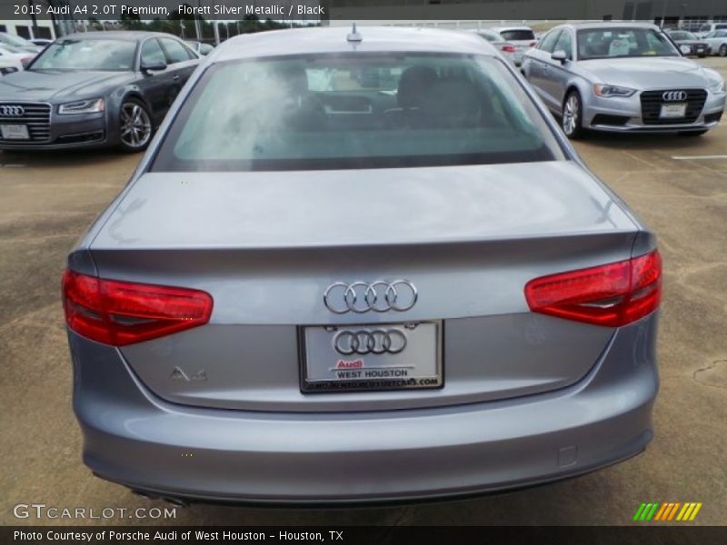 Florett Silver Metallic / Black 2015 Audi A4 2.0T Premium
