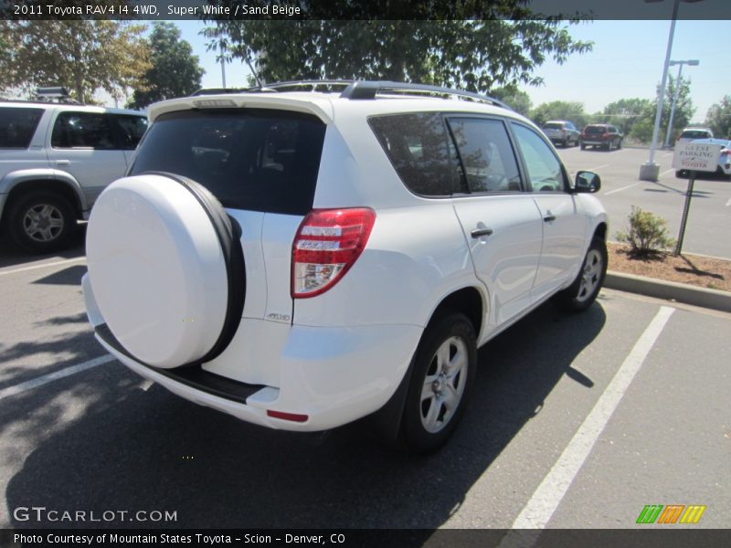 Super White / Sand Beige 2011 Toyota RAV4 I4 4WD