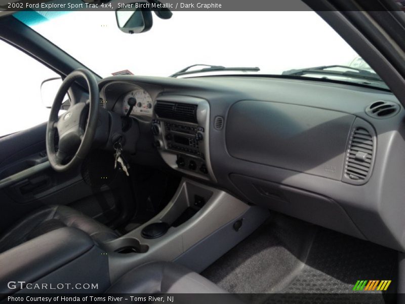 Silver Birch Metallic / Dark Graphite 2002 Ford Explorer Sport Trac 4x4