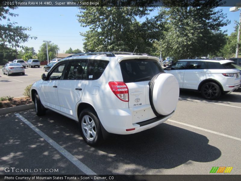 Super White / Sand Beige 2011 Toyota RAV4 I4 4WD