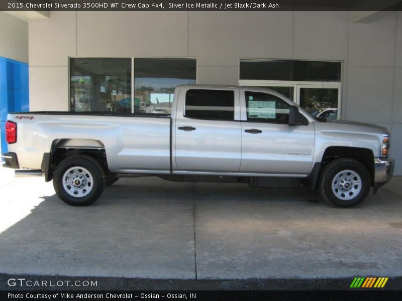  2015 Silverado 3500HD WT Crew Cab 4x4 Silver Ice Metallic