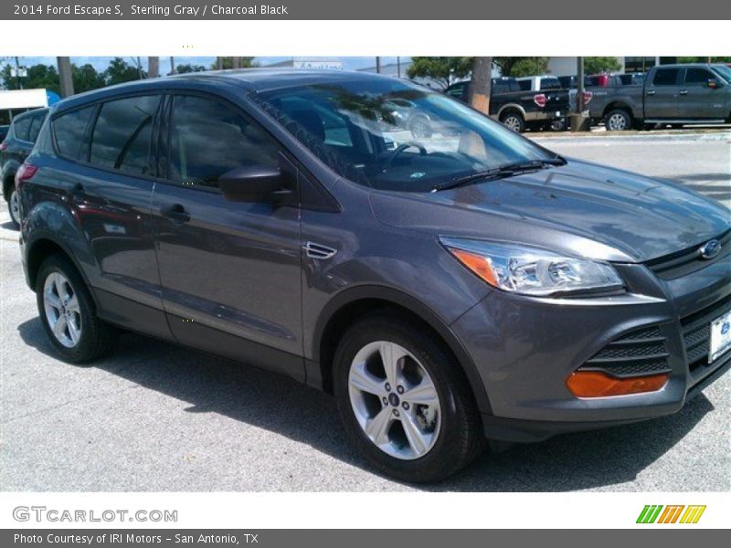 Sterling Gray / Charcoal Black 2014 Ford Escape S