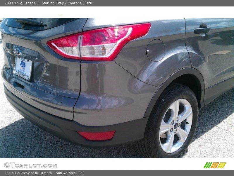 Sterling Gray / Charcoal Black 2014 Ford Escape S