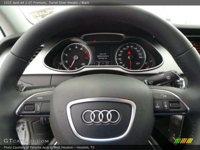 Florett Silver Metallic / Black 2015 Audi A4 2.0T Premium