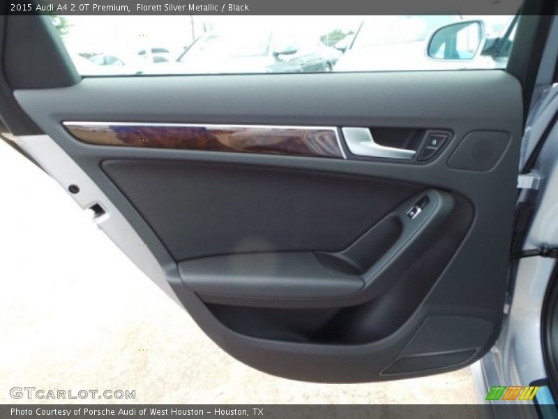 Florett Silver Metallic / Black 2015 Audi A4 2.0T Premium