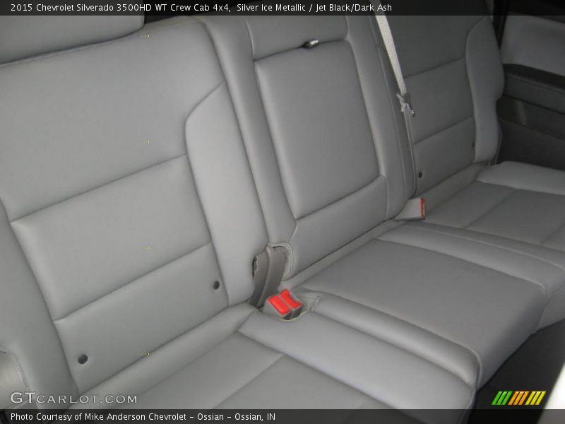 Silver Ice Metallic / Jet Black/Dark Ash 2015 Chevrolet Silverado 3500HD WT Crew Cab 4x4