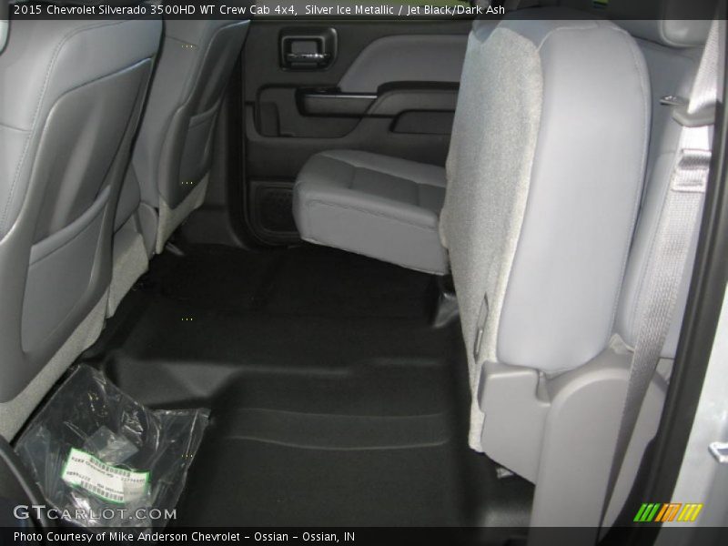 Silver Ice Metallic / Jet Black/Dark Ash 2015 Chevrolet Silverado 3500HD WT Crew Cab 4x4