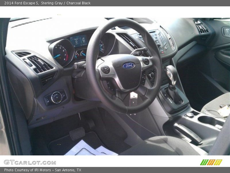 Sterling Gray / Charcoal Black 2014 Ford Escape S