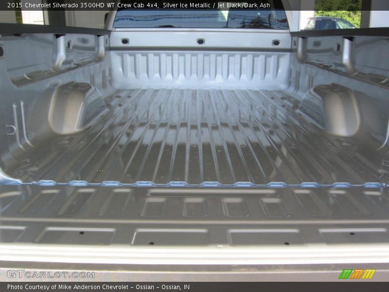 Silver Ice Metallic / Jet Black/Dark Ash 2015 Chevrolet Silverado 3500HD WT Crew Cab 4x4
