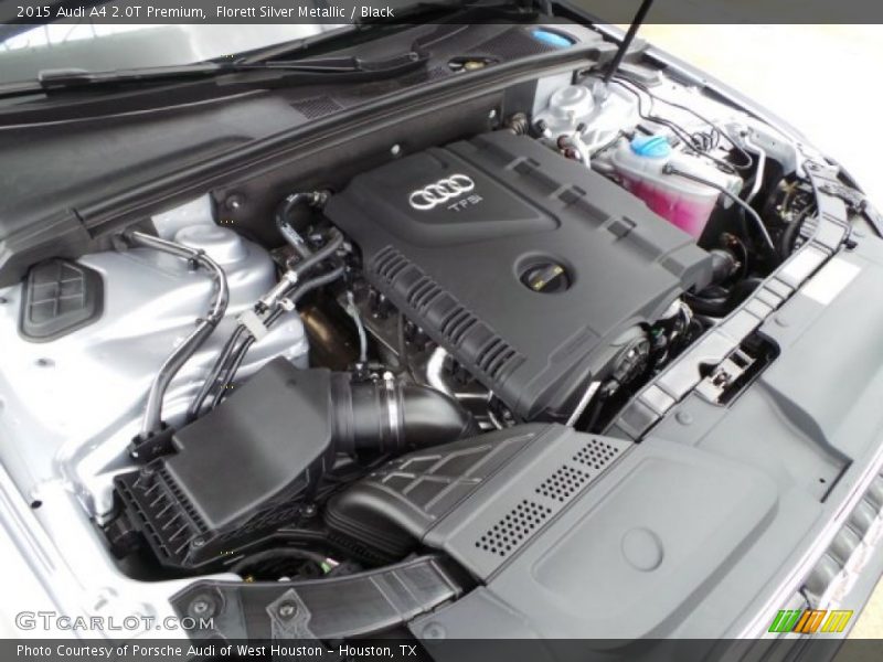Florett Silver Metallic / Black 2015 Audi A4 2.0T Premium