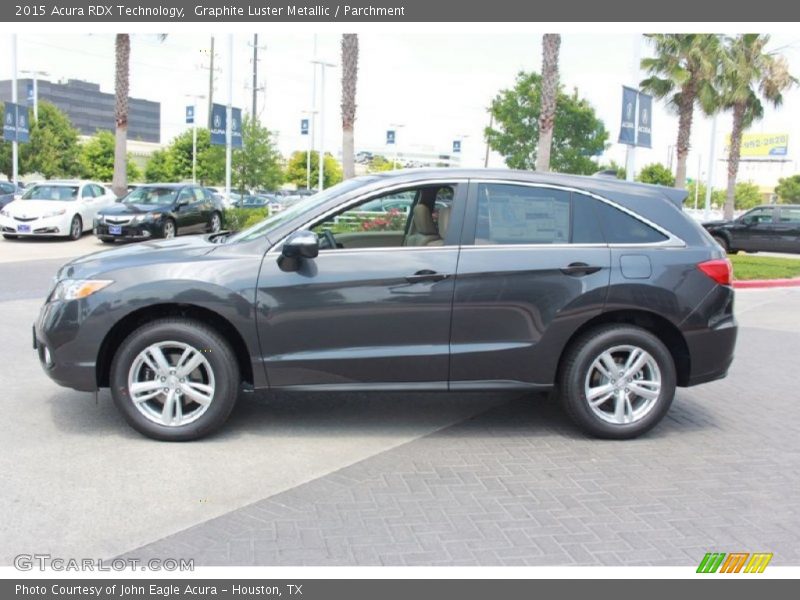 Graphite Luster Metallic / Parchment 2015 Acura RDX Technology