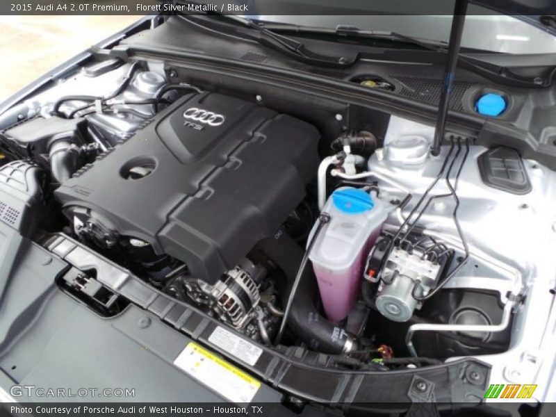 Florett Silver Metallic / Black 2015 Audi A4 2.0T Premium