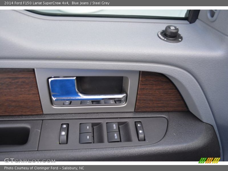 Blue Jeans / Steel Grey 2014 Ford F150 Lariat SuperCrew 4x4