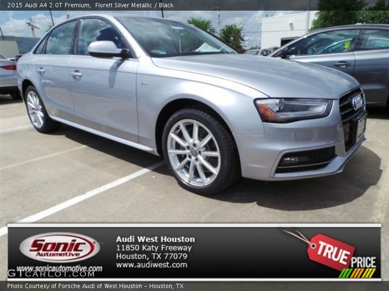 Florett Silver Metallic / Black 2015 Audi A4 2.0T Premium