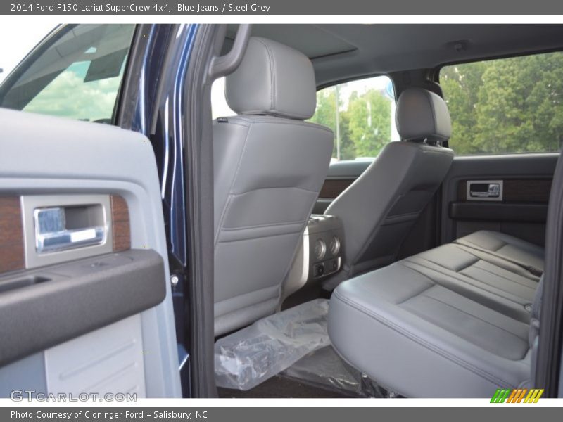 Blue Jeans / Steel Grey 2014 Ford F150 Lariat SuperCrew 4x4