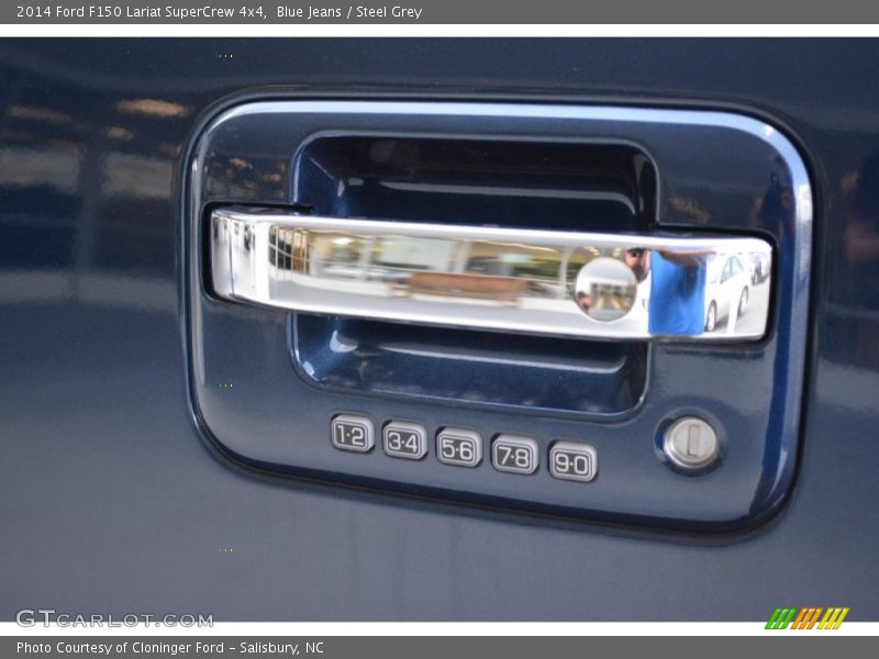 Blue Jeans / Steel Grey 2014 Ford F150 Lariat SuperCrew 4x4