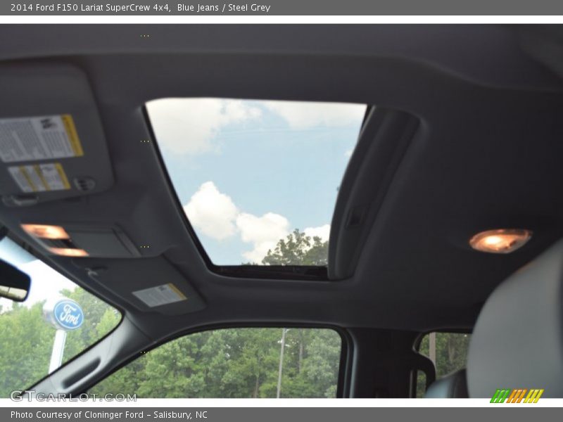Blue Jeans / Steel Grey 2014 Ford F150 Lariat SuperCrew 4x4
