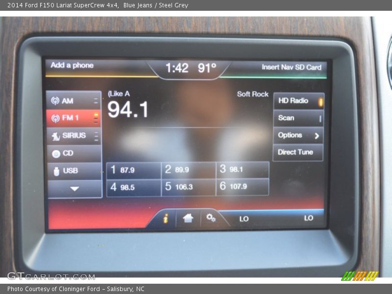 Blue Jeans / Steel Grey 2014 Ford F150 Lariat SuperCrew 4x4