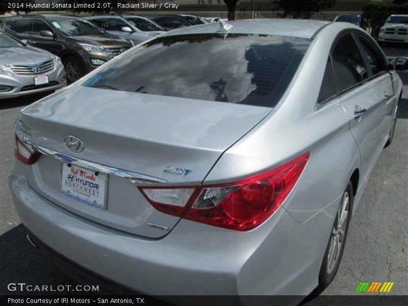 Radiant Silver / Gray 2014 Hyundai Sonata Limited 2.0T