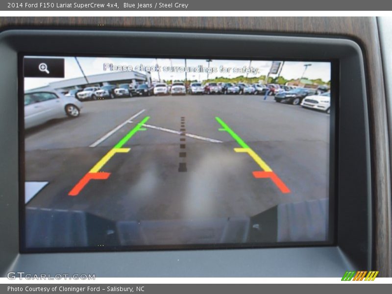 Blue Jeans / Steel Grey 2014 Ford F150 Lariat SuperCrew 4x4