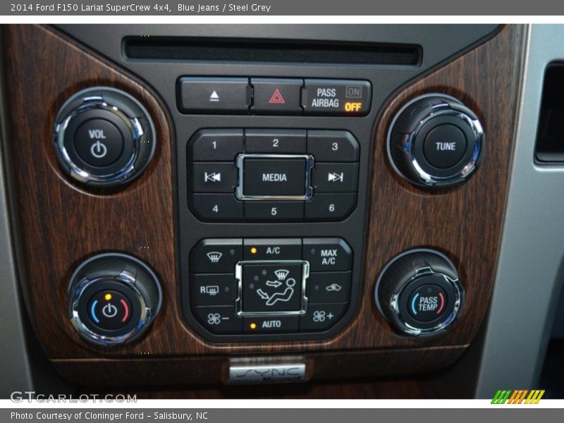 Blue Jeans / Steel Grey 2014 Ford F150 Lariat SuperCrew 4x4