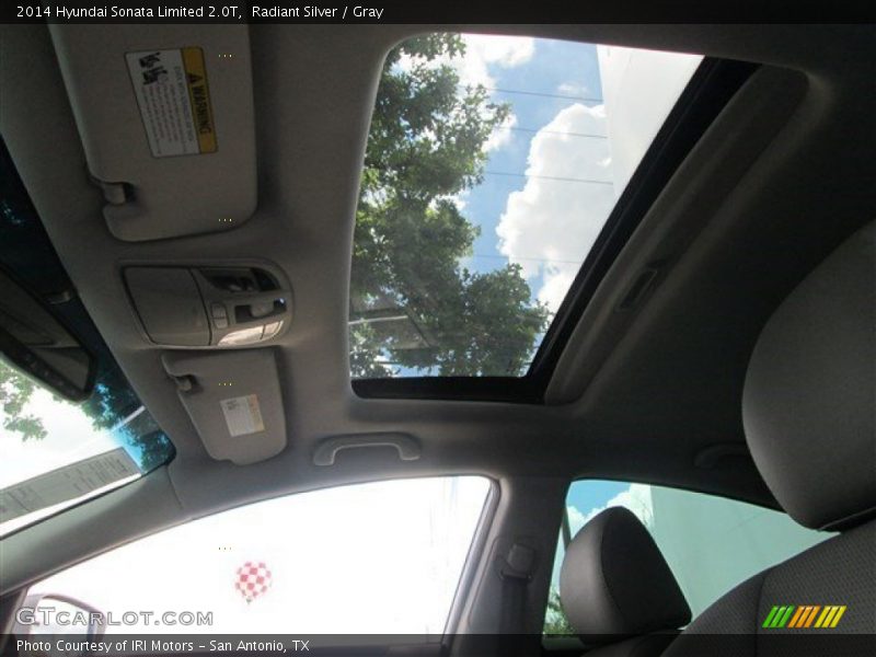 Radiant Silver / Gray 2014 Hyundai Sonata Limited 2.0T