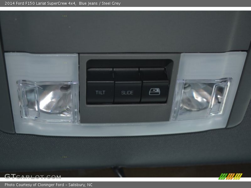 Blue Jeans / Steel Grey 2014 Ford F150 Lariat SuperCrew 4x4