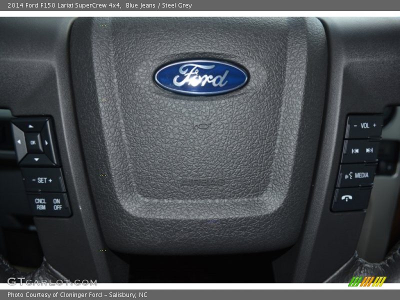 Blue Jeans / Steel Grey 2014 Ford F150 Lariat SuperCrew 4x4