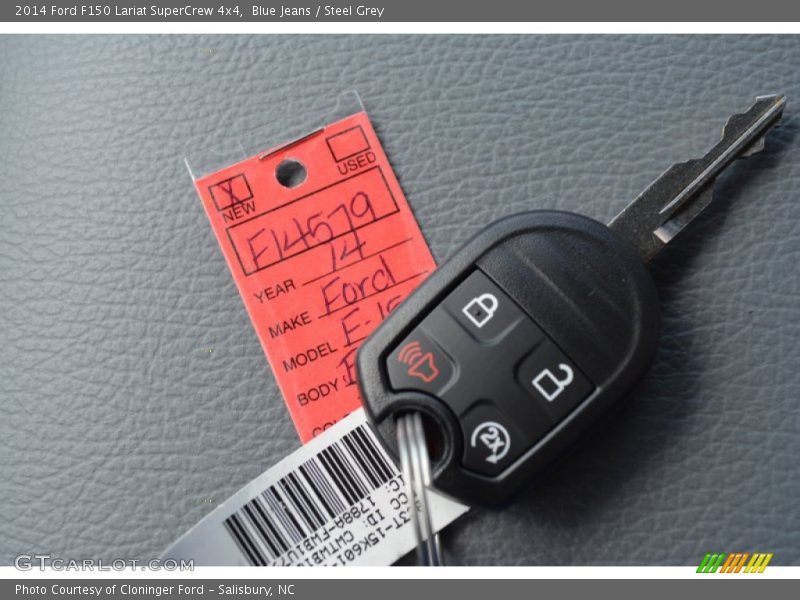 Blue Jeans / Steel Grey 2014 Ford F150 Lariat SuperCrew 4x4