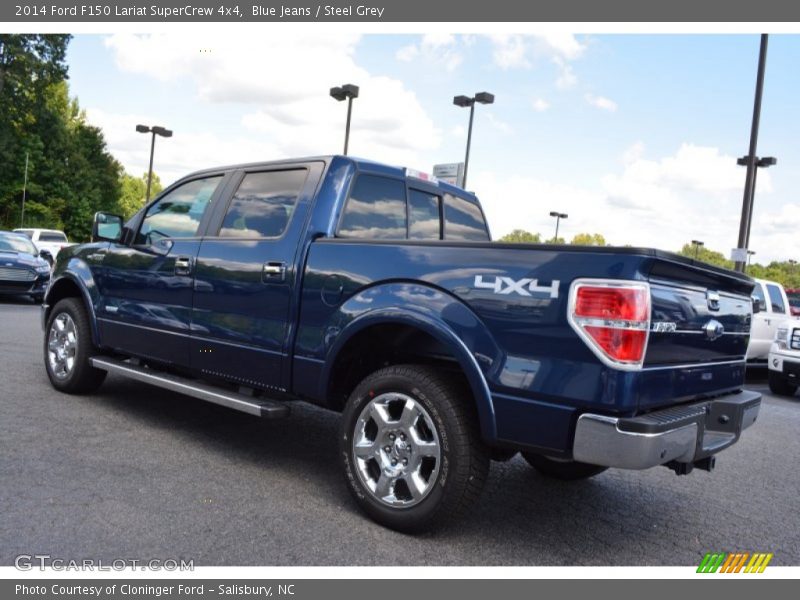 Blue Jeans / Steel Grey 2014 Ford F150 Lariat SuperCrew 4x4