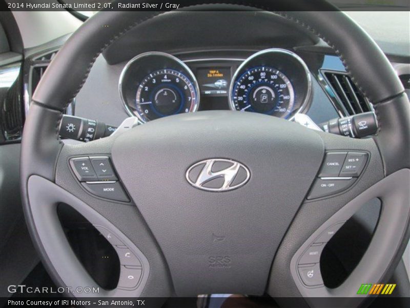 Radiant Silver / Gray 2014 Hyundai Sonata Limited 2.0T