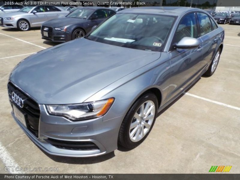 Front 3/4 View of 2015 A6 3.0 TDI Premium Plus quattro Sedan