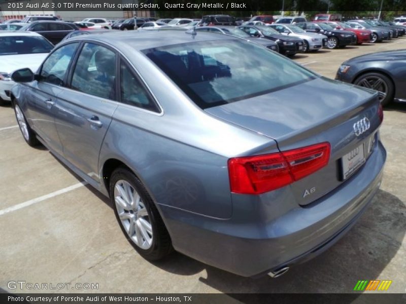 Quartz Gray Metallic / Black 2015 Audi A6 3.0 TDI Premium Plus quattro Sedan