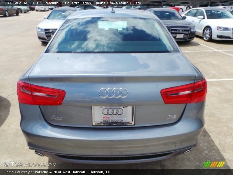Quartz Gray Metallic / Black 2015 Audi A6 3.0 TDI Premium Plus quattro Sedan