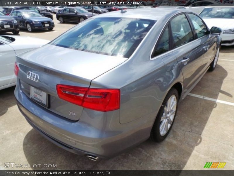 Quartz Gray Metallic / Black 2015 Audi A6 3.0 TDI Premium Plus quattro Sedan