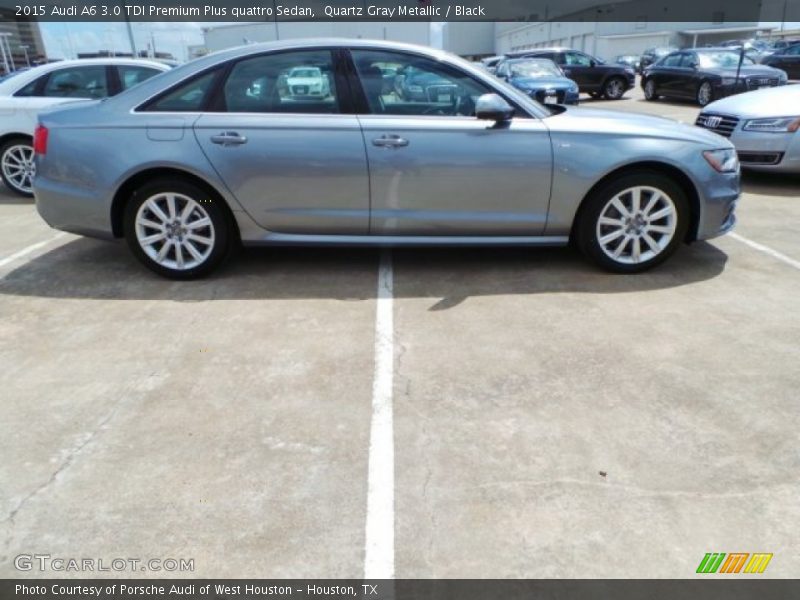 Quartz Gray Metallic / Black 2015 Audi A6 3.0 TDI Premium Plus quattro Sedan