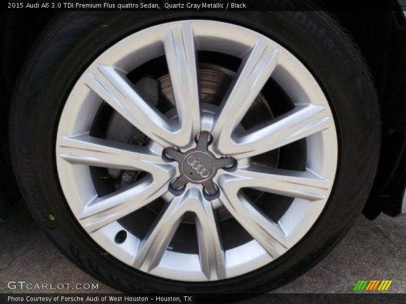 Quartz Gray Metallic / Black 2015 Audi A6 3.0 TDI Premium Plus quattro Sedan