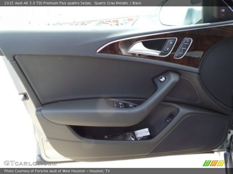 Quartz Gray Metallic / Black 2015 Audi A6 3.0 TDI Premium Plus quattro Sedan