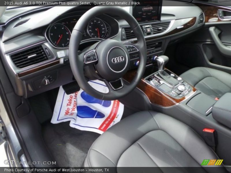  2015 A6 3.0 TDI Premium Plus quattro Sedan Black Interior
