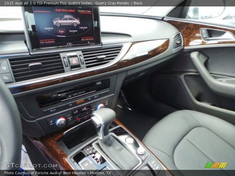 Quartz Gray Metallic / Black 2015 Audi A6 3.0 TDI Premium Plus quattro Sedan