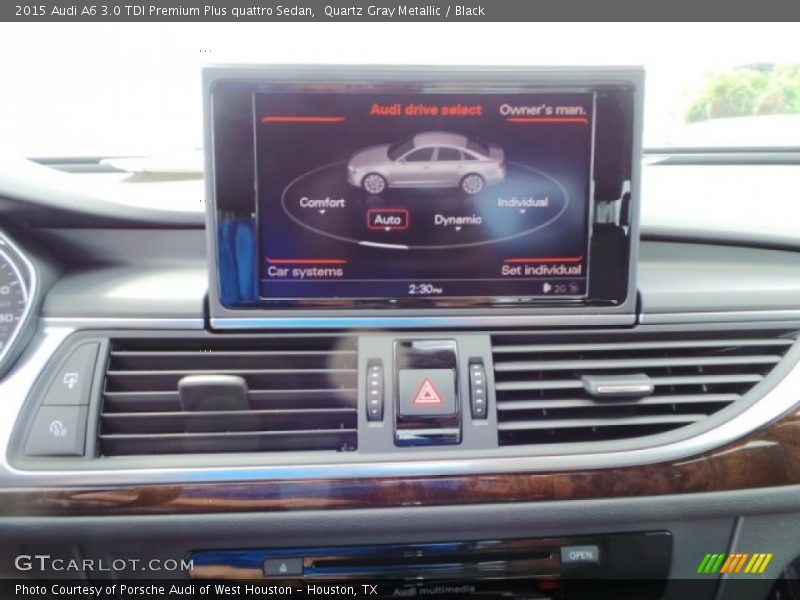 Quartz Gray Metallic / Black 2015 Audi A6 3.0 TDI Premium Plus quattro Sedan