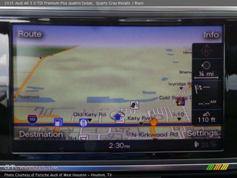 Quartz Gray Metallic / Black 2015 Audi A6 3.0 TDI Premium Plus quattro Sedan