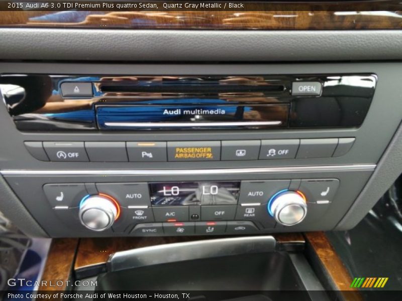 Quartz Gray Metallic / Black 2015 Audi A6 3.0 TDI Premium Plus quattro Sedan