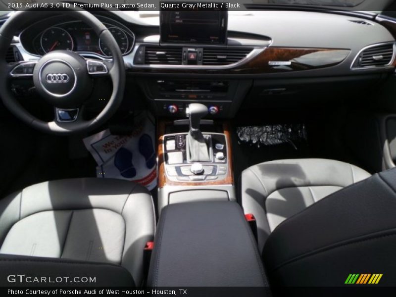 Quartz Gray Metallic / Black 2015 Audi A6 3.0 TDI Premium Plus quattro Sedan